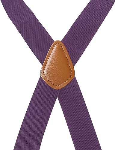 Image of Adjustable Elastic Suspenders for Men's and Women's with X Back Suspenders for Casual & Formal