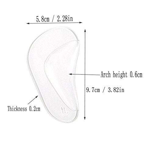 Plantillas de gel de silicona para tacones altos hombre miniatura 2