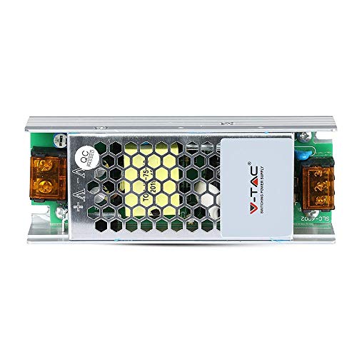 Bloc alimentation LED 12V 6A 75W extra plat driver transformateur IP20