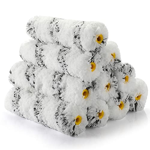 Paint Roller 6 Inch 3/4 In Roller Naps,High-Density Microfiber Mini Roller With Frame,11 Piece Small Paint Roller Tool Kit For Oil And Water Based Paints, House Painting Supplies & Diy Craft Use #TOP1