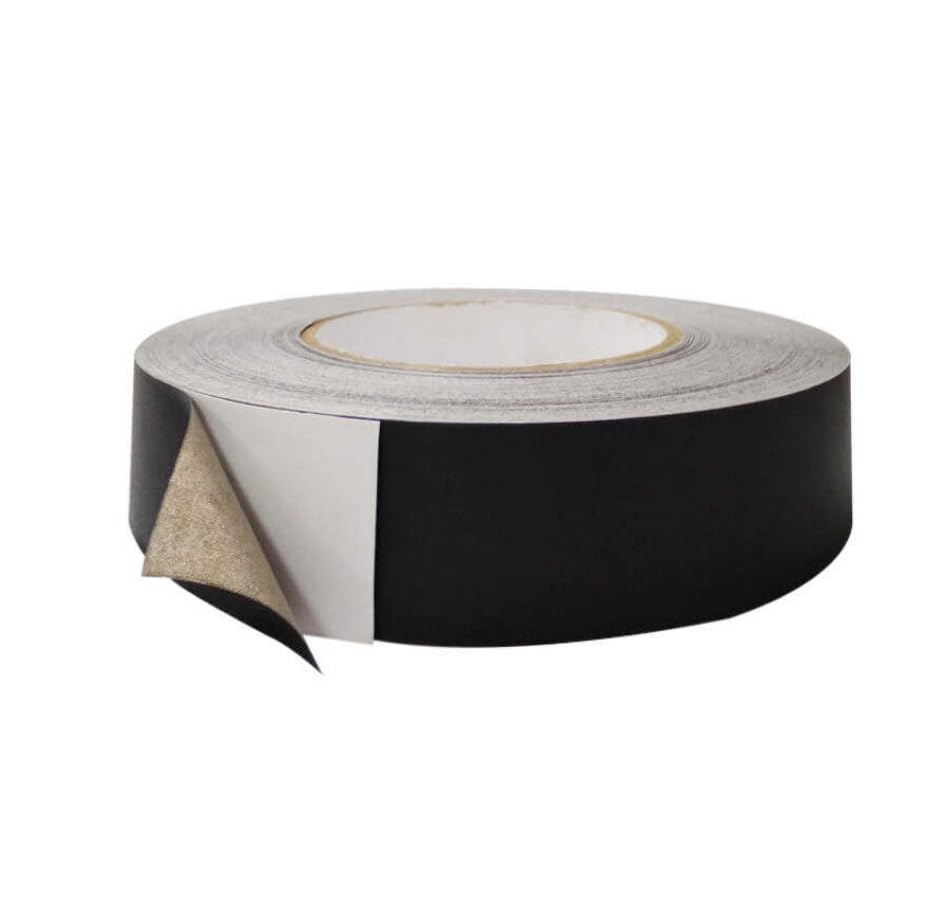 Czarna przewodząca taśma materiałowa 25M jednostronnie klejąca taśma ekranująca, 2 szt(20mm width)