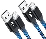Micro USB Cable for Fire Tablet HD 7 8 10 4th 5th 6th 7th Generation,E-Readers,Micro B Charger for Samsung Galaxy Phone Braided Fast Charging Cord 6ft
