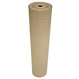Coolaroo 90% UV Block Heavy Duty Sun Protection Fabric - Breathable Outdoor Shade Cover for Pergolas, Patios, Pets, Vehicles, and Play Areas, Tear-Resistant HDPE, 6ftx50ft Roll, Beech