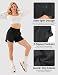 GetGigt 3er Pack Damen Sporthose Kurz Sport Shorts mit Reißverschlusstasche