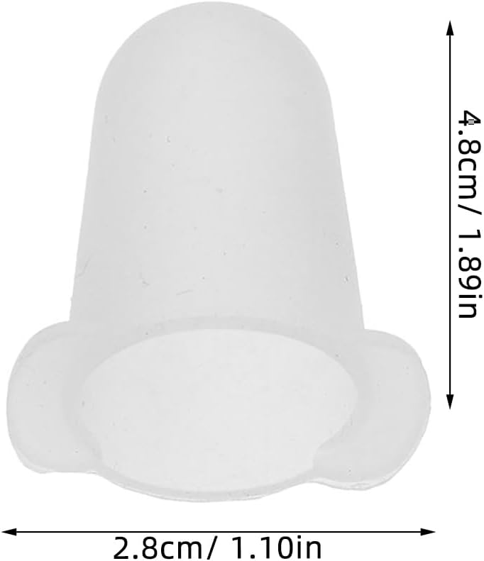 Zerodeko 8 pcs Piping Tip Protectors Silicone Covers for Cake Piping Baking Nozzle Covers for Most Decorating Tips 1.88 X 4.40 X 1.10 in Easy Clean Storage image 4