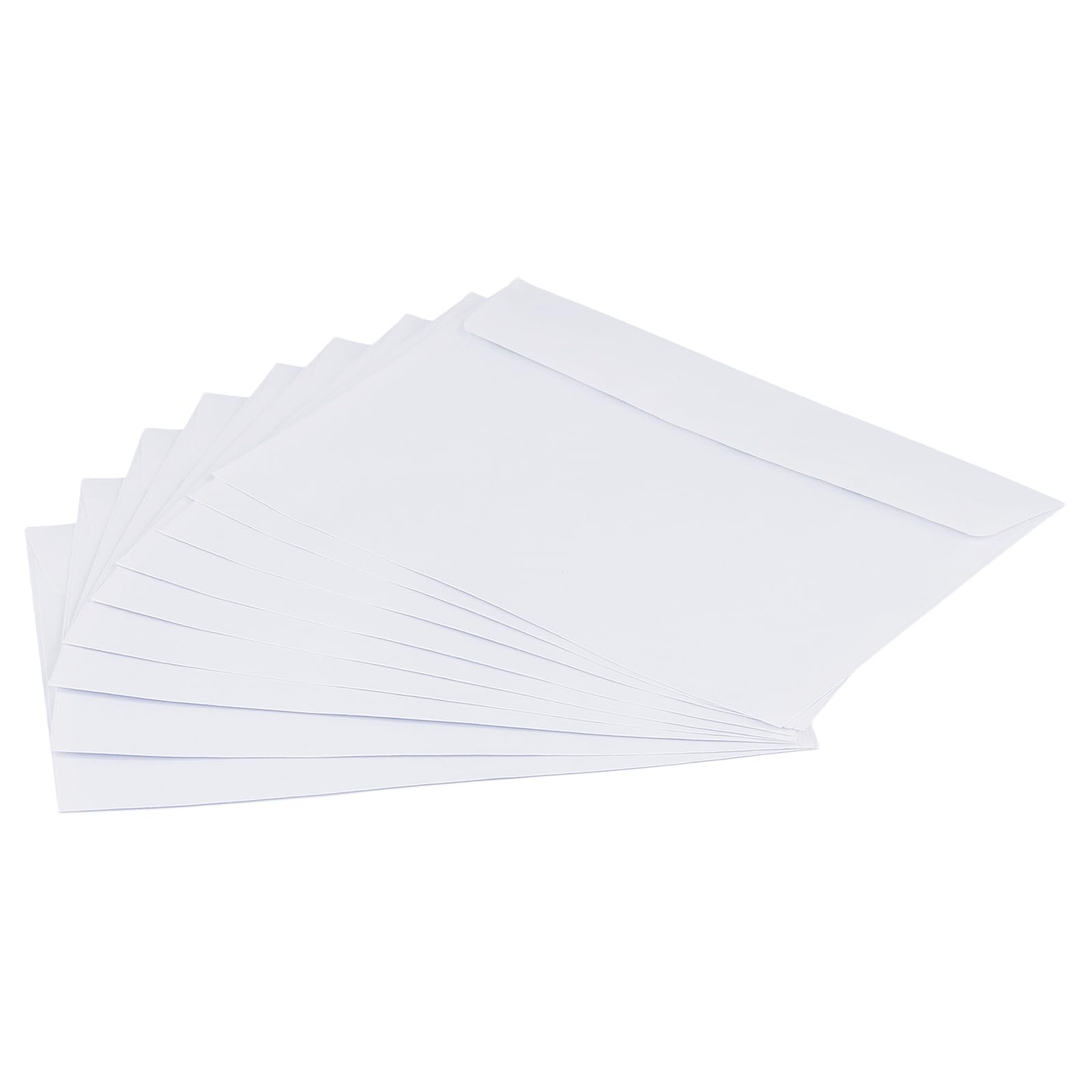 LEXININ Lot de 200 enveloppes auto-adhésives blanches, format C6/A6, 162 x 114 mm, 80 g/m²