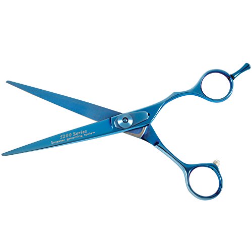 Master-Grooming-Tools-5200-Blue-Titanium-Shears--High-Performance-Shears-for-Grooming-Dogs-Straight-6 - Cucciolini Doodles   Master-Grooming-Tools-5200-Blue-Titanium-Shears--High-Performance-Shears-for-Grooming-Dogs-Straight-6