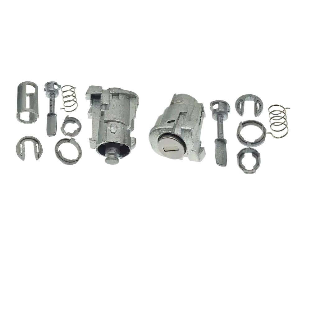 Mkkmtwgky L And R Door Lock Barrel Cylinder Compatible With Audi A6 4 Iv Mk4 1997-2003 Replacement For Part Numbers 604837167 And 604837168(L And R)