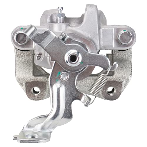 Image of TRQ Rear Right Brake Caliper w /Bracket Passenger Side