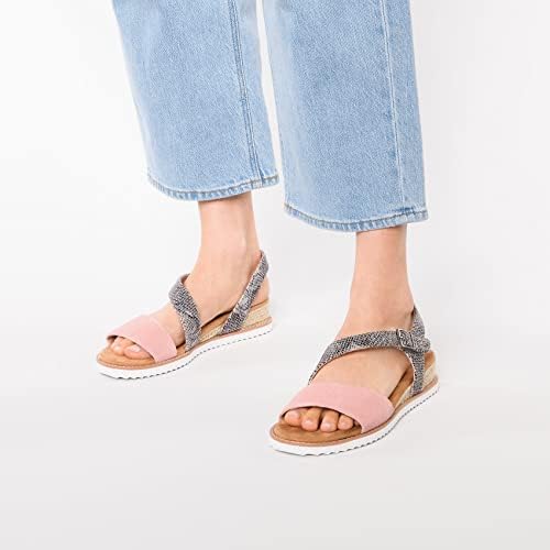 Skechers BOBS from Women's Desert Kiss - Cactus Rose sandal, Blush, 6.5 M US | Image 1
