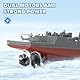 HUAJUN 2.4GHz Fernbedienung Kriegsschiff, kleines Kriegsschiff Fernbedienung Wasserspielzeug, Zerstörer Modell, großes Kindergeschenk