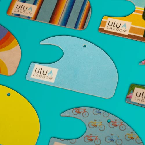Ulu Lagoon Hanging Car Air Freshener | Tropical Beach Coconut Surf Wax Scent Mini Wave thumb #6