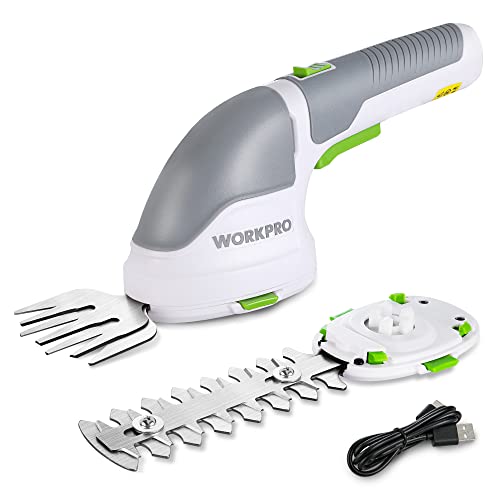 [安全ボタン進化]WORKPRO 芝生バリカン ガーデンバリカン 生垣バリカン...