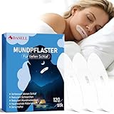 Schnarchstopper-Anti Schnarch, Mouth Tape for Sleeping 120 Stück, Mundpflaster Schlafen- Förderung der Nasenatmung, Schnarchen Stopper zur Verbesserung der Schlafqualität