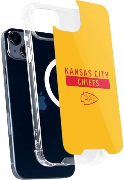 Skinit Phone Case Compatible with MagSafe iPhone 15 Plus - Officially Licensed NFL Kansas City Chiefs Yellow Performance Series Design