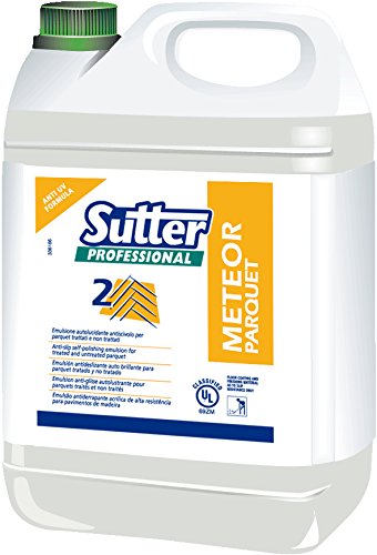 Emulsión autobrillante antideslizante para parquet. Certificado por UL