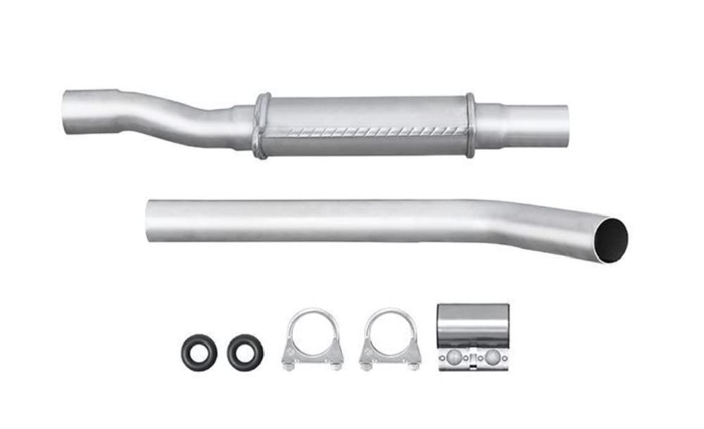 HELLA 8LB 366 022-191 Vorschalldämpfer - Easy2Fit Kit - vorne - zweiteilig - Set mit Anbauteilen | Kompatibel mit: RENAULT MEGANE I, MEGANE I Classic, MEGANE I Grandtour, MEGANE Scenic, MEGANE Scenic VAN