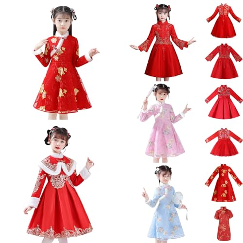 Betadog Toddler Chinese Dresses Baby Girl Chinese Kid Princess Clothes Year Suit Tang Girls New Year Dress