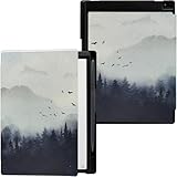 UMUBUHOMS Case for iFLYTEK AINOTE Air 2 Note-Taking Tablet 8.2', Premium PU Leather Ultra-Slim & Lightweight Durable Protective Folio Cover with Pen Holder Auto Sleep/Wake (Misty Forest)