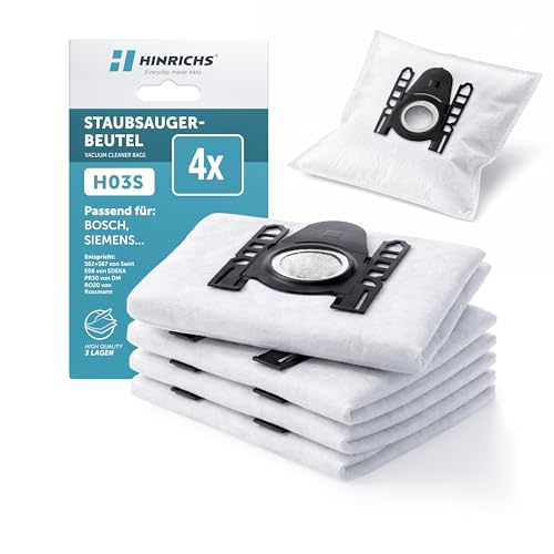 Sacs aspirateur Bosch Siemens Hinrichs pour changer sans poussiere