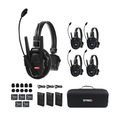 Amazon.com: SYNCO XTALK XPro5 X5 Wireless Intercom Headset