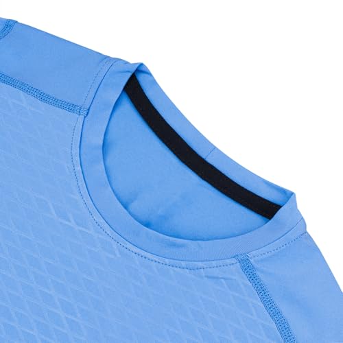 Soccer Compression Shirt for Kids, Breathable Moisture Wicking Long Sleeve Undershirt, Athletic Performance Base Layer Shirts4