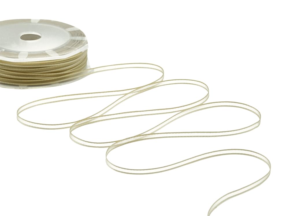 Zorzetto s.r.l. Ribbon, Ivory (RAL 1013), 3 mm x 50 m