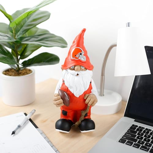 Image of NFL Resin 11.5 inch Team Logo Outdoor Garden Statue Gnome