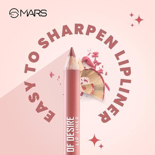 MARS Matte Lip Liner with Holder Set of 10 | One Swipe Smooth Application | Long Lasting & Travel Friendly Lip Pencil | Multicolor | Set-B (1.4g x 10) - Image 5
