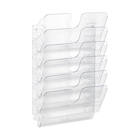 Dispensadores de folletos Flexiplus 6 Landscape A4 transparente Cover
