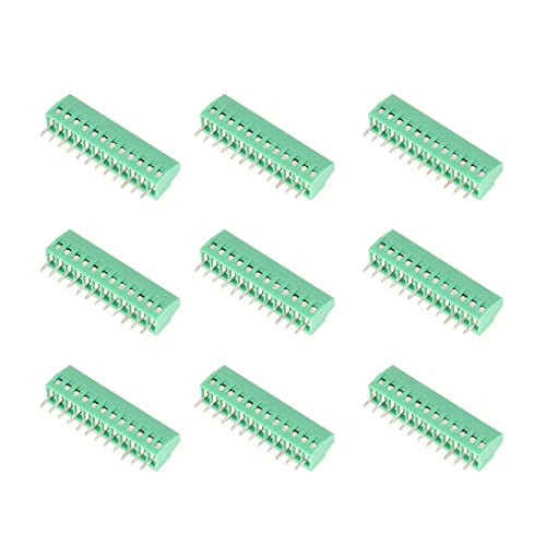 FTVOGUE 50 teile/satz 2 Pin 2,54mm Pitch Grün PCB Universal Schraubklemmenblock Stecker