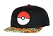 Pokemon Pokeball Youth Snapback Hat Cap (OS, Black Multi)