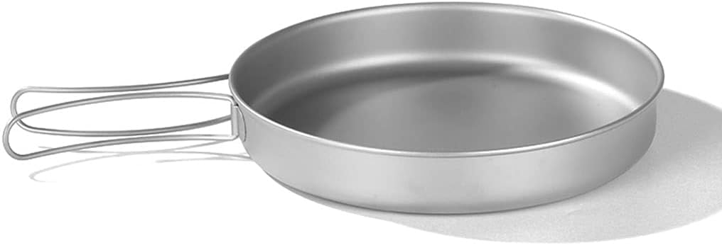 Outdoor Camping Lightweight Pot for Backpacking Camp Accessories Equipment Frying Pans Portable Camping Cookware Aluminum Camping Cooker Adventures Picnics (Size : 350ml) ()