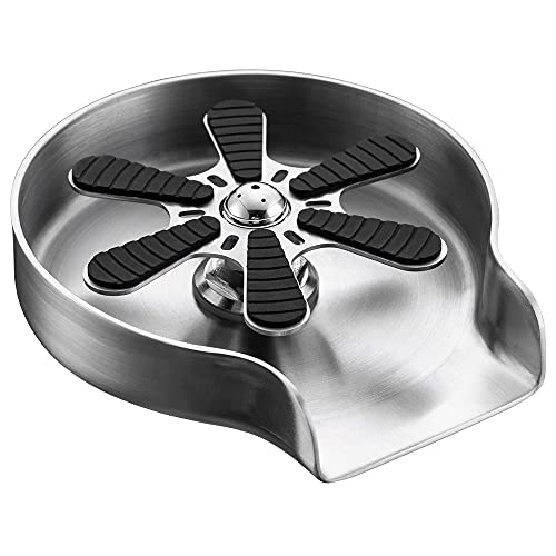 Grandiance Metal Glass Rinser for Kitchen Sink, Bottle Washer, Cup Cleaner, Faucet...