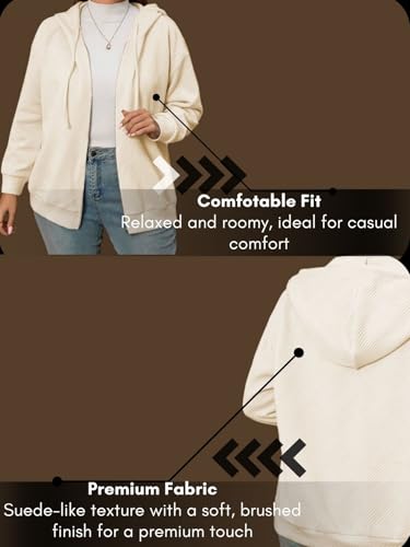 Image of GRECIILOOKS Hoodies for Women | Stylish Cotton Hoodie's | Oversized Zipper Hoodie for Women | Summer /Winter Wear