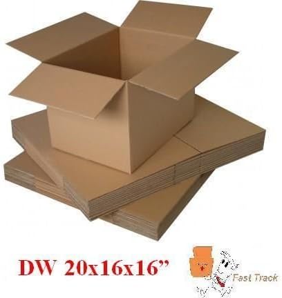 5 x Large DOUBLE WALL MOVING SHIPPING BoxES 20x16x16"