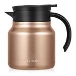 WYHVAND – WYHVAND Thermoskanne 800 ml aus Edelstahl, Kaffeekanne, Kupf