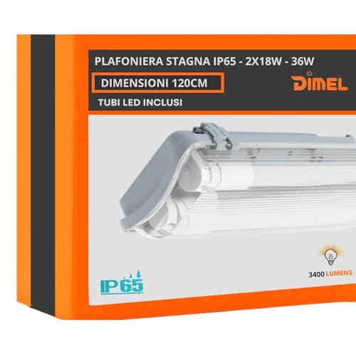 ✅ Protezione Totale: IP65 Impermeabile e Resistente alla Polvere Grazie al grado di protezione IP65, la plafoniera è impermeabile, antipolvere e resistente agli agenti atmosferici, rendendola perfetta per ambienti umidi o esposti alla polvere.