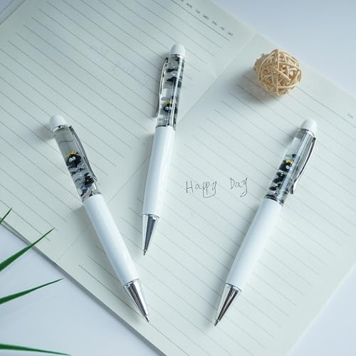 Image of Black Eyes Fun Pens Cute Floater Floating Liquid Writing Journaling Office Pen Unique Present Gifts
