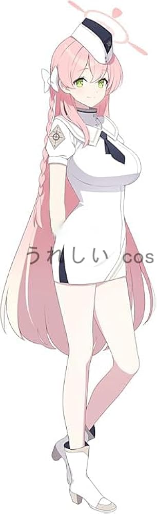 ブルーアーカイブ　浦和ハナコ　コスプレ　衣装＋ウィッグフルセット Amazon.co.jp: [KAYZIUCOS] フルセット 衣装 浦和ハナコ