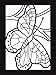 Butterflies Mini Stained Glass Coloring Book (Dover Little Activity Books: Insects)