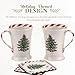 Spode Christmas Tree 10oz Mug and 4
