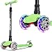 Produktbild Kinderroller 3 Räder Faltbar Kinderscooter Jungen und Mädchen für Kinder Roller ab 3-12 Jahre mit 3 LED PU Laufrad, Verstellbare Lenker
