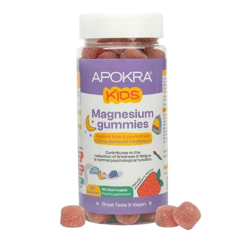 Magnesium Citrate Gummies for Kids 6 to 12 | 150mg Elemental