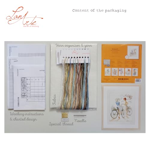 Image of Vervaco Counted Cross Stitch kit (Bicycles)
