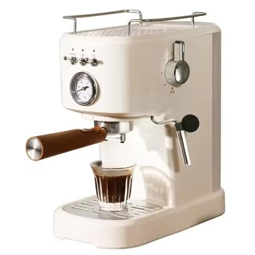 Classic Vintage Single Serve Coffee Maker by Sweet Taize - Automatic Brew & Drip Machine with Tumbler & Reusable Filters for Home & Office
