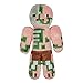 JINX Minecraft Zombie Pigman Plush Stuffed Toy, Multi-Colored, 12