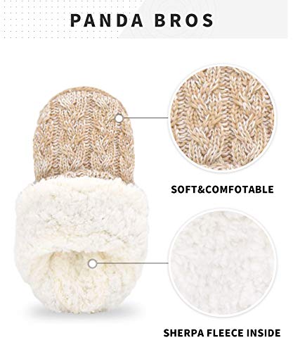 Panda Bros Slipper Socks for Women With Grippers, Fuzzy Cozy Slipper Booties With Non Slip Bottoms, Cozy Warm House Slippers2