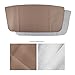 A-Premium Tan Convertible Soft Top with Clear Plastic Window Compatible with BMW 318i 1991 1992 325i 1987 1988 1989 1990 1991 1992 1993 Convertible