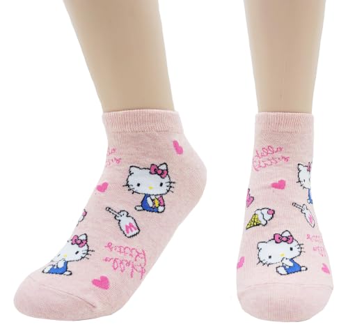 Image of JJMax Women's Kitty Cute Cartoon Cotton Blend Ankle Socks Sets